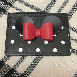 Disney Kate Spade cardholder wallet Minnie Mouse